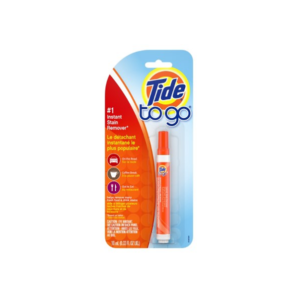 Tide Procter & Gamble To-Go Stain Remover Pen - Spray - 0.34 fl oz - 6 / Carton - Orange