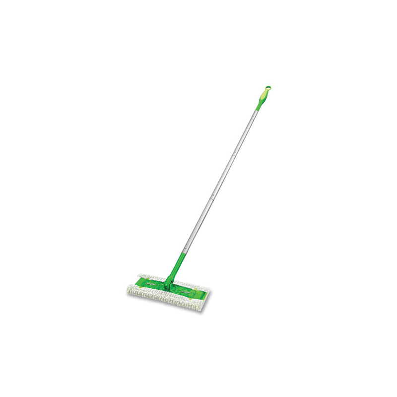 Swiffer Sweeper - 10" Head - Swivel Head, Lightweight - 3 / Carton - Green