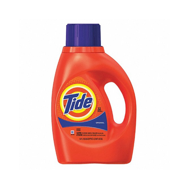 Tide 32 Loads Liquid Detergent - Liquid - 0.39 gal (50 fl oz) - Bottle - 6 / Carton - Orange