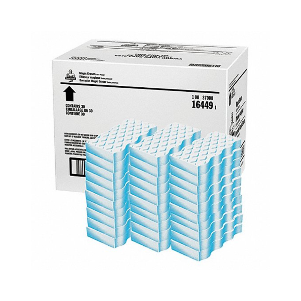Mr. Clean Extra Durable Magic Eraser Cleaning Pads - Pad - 30 / Carton - Blue, White