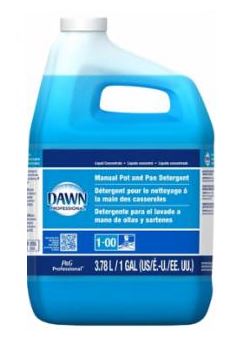 Jug with blue liquid