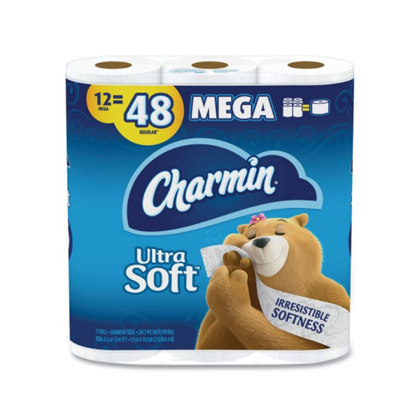 CHARMIN ULTRA SOFT BATH TISSUE 48/CS