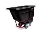 black bin with wheels
