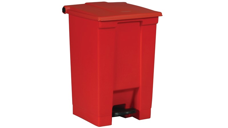 12 Gallon Step On Can Red