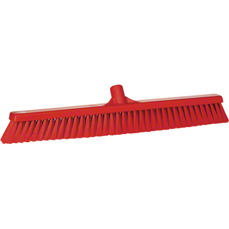 BROOM PUSH SOFT 24 PP/PBT RED