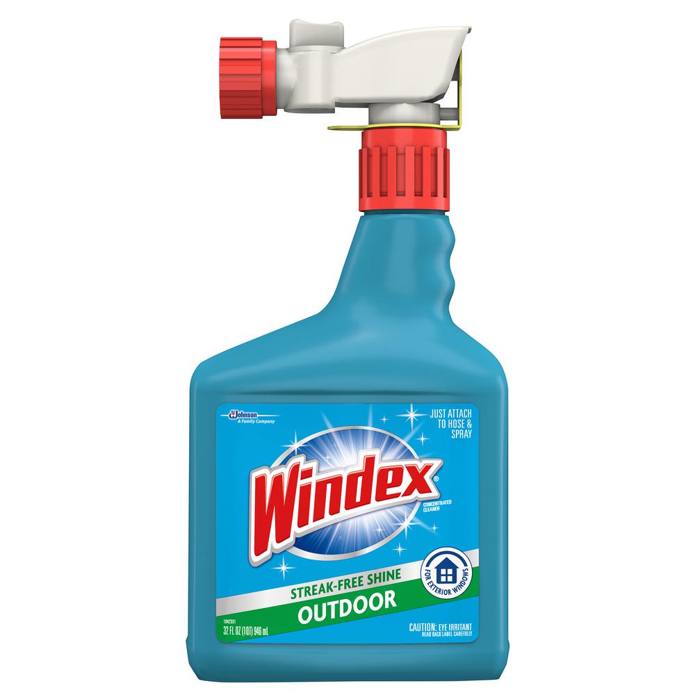 Windex Outdoor Window Cleaner with Sprayer 8/32oz/cs