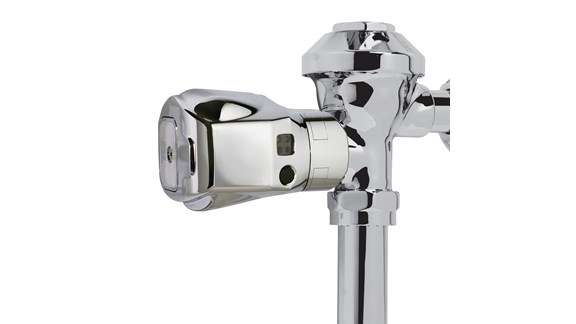 Touch Free AutoFlush Clamp Retrofit Solution, Polished Chrome