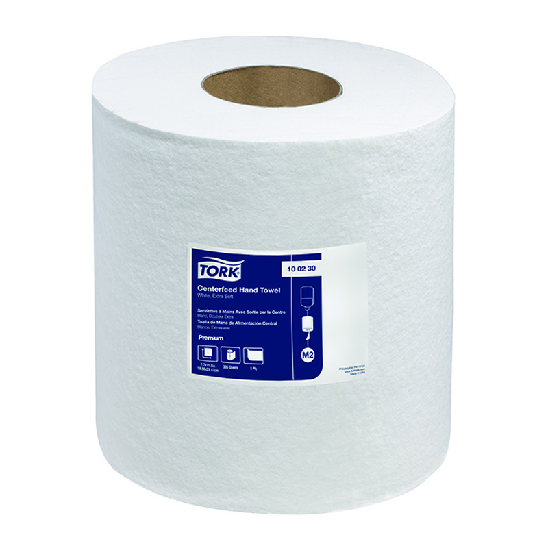 Tork Premium Extra Soft Centerfeed Hand Towel, 1-Ply, White 6/305