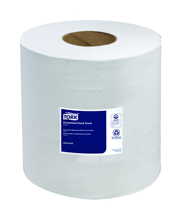 TORK ADV SOFT CENTERFEED HRT 2PLY WH 6/590/CS