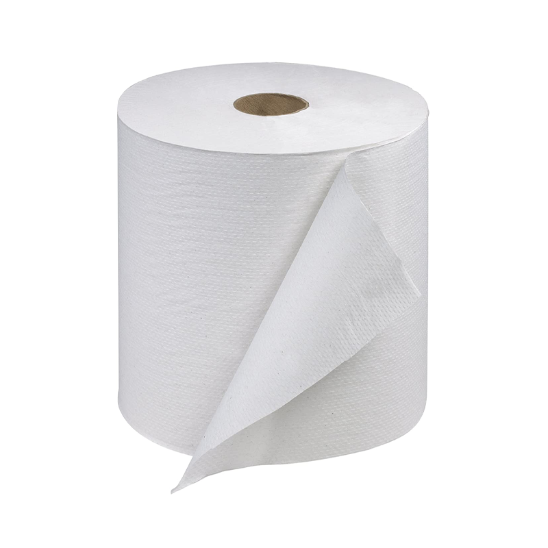 Roll Towel 8" White 1Ply 1000'/Rl 6Rls/Case