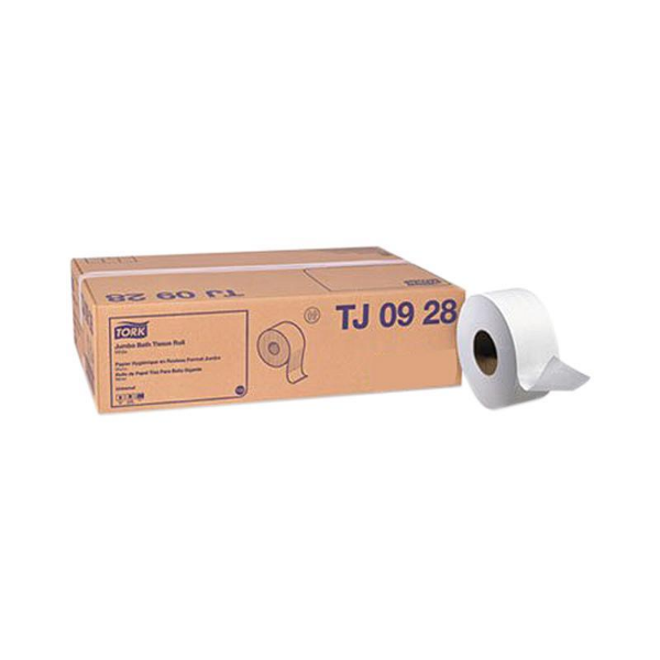 White paper towel roll