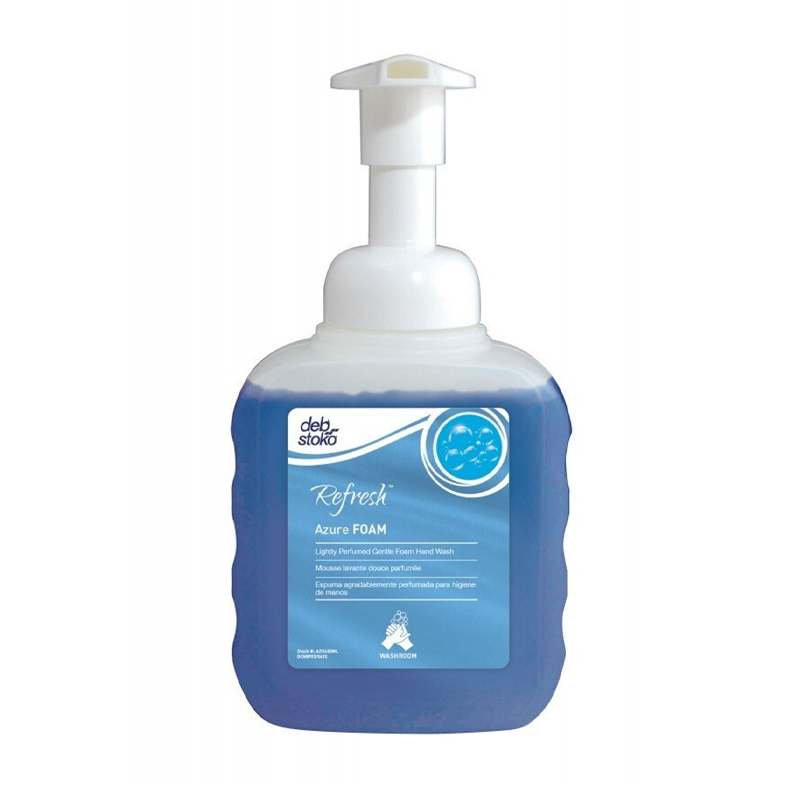 Refresh Azure Foam Soap Pump Bottle 10Oz 16/Case