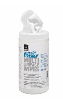 white tub of wipes
