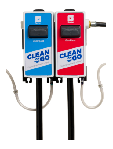 spartan clean on go dispenser